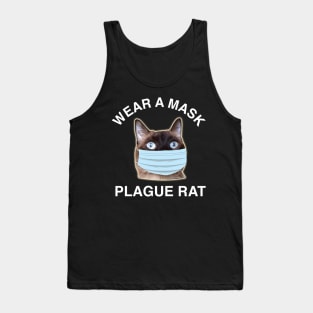 Wear a Mask, Plague Rat! Tank Top